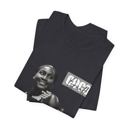 GOGP Graphic Tee — Black & White Motivational Photo T-Shirt