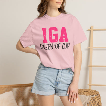 IGA Swiatek - Queen of Clay T-Shirt — Funny Pottery Mom Shirt