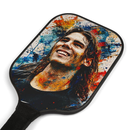 Rafael Nadal Color Splash Portrait Pickleball Paddle Set