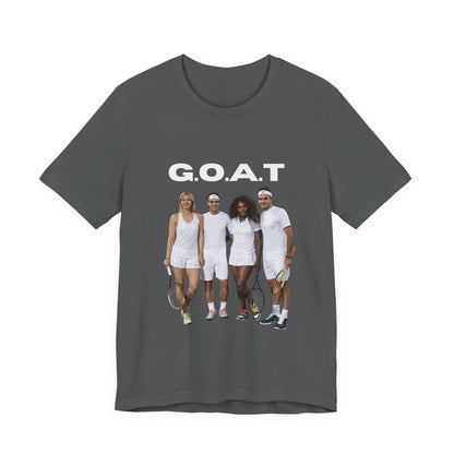 GOAT Tennis Players T-Shirt – Vintage Court Team Graphic Tee