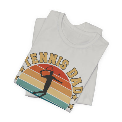 Tennis Dad Tee - "Like a Regular Dad but Cooler" Retro Tennis Father's Day Shirt