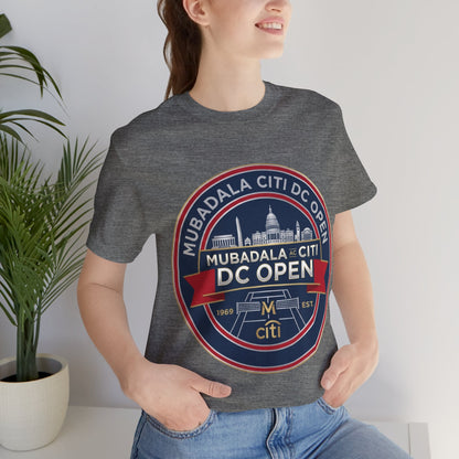 DC Open Tennis Tee — 'Mubadala Citi DC Open' Vintage Badge Shirt