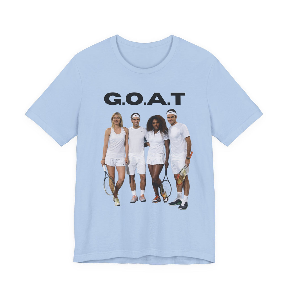 G.O.A.T. Tennis Team Graphic Tee - Federer, Serena, Nadal, Sharapova