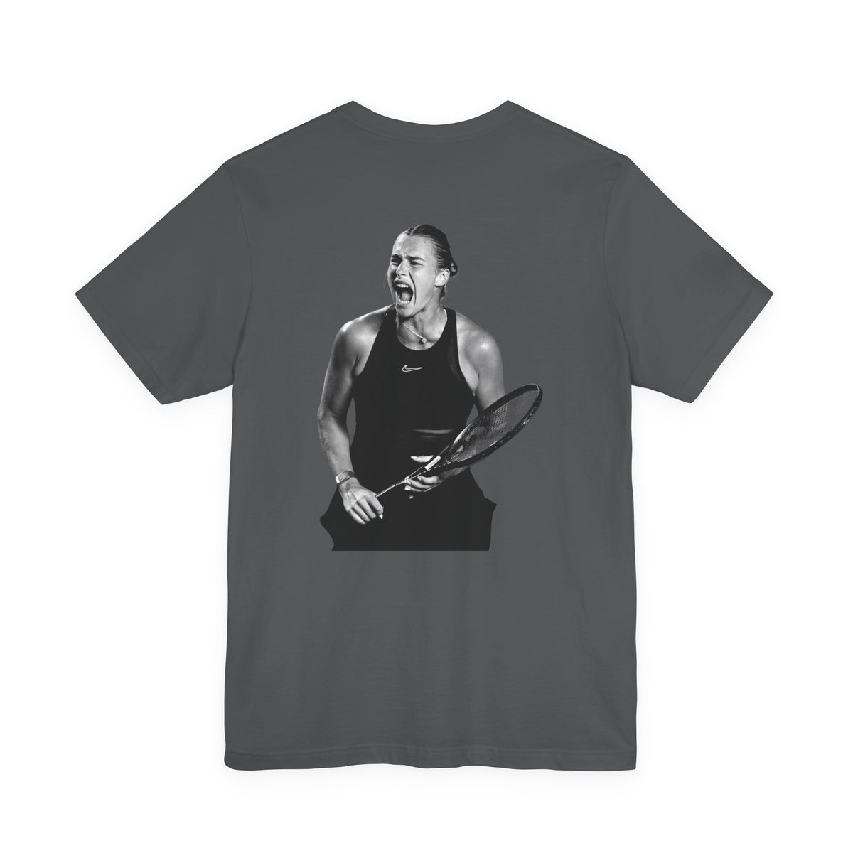 Sabalenka The Tigress Graphic Tee — Empowered Woman & Tiger Illustration