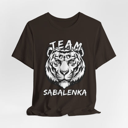 Team Sabalenka Tiger T-Shirt — Tennis Fan Tee