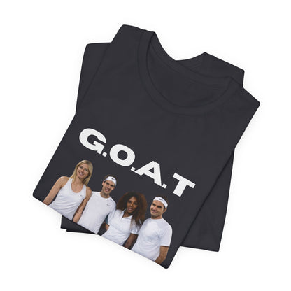 GOAT Tennis Players T-Shirt – Vintage Court Team Graphic Tee