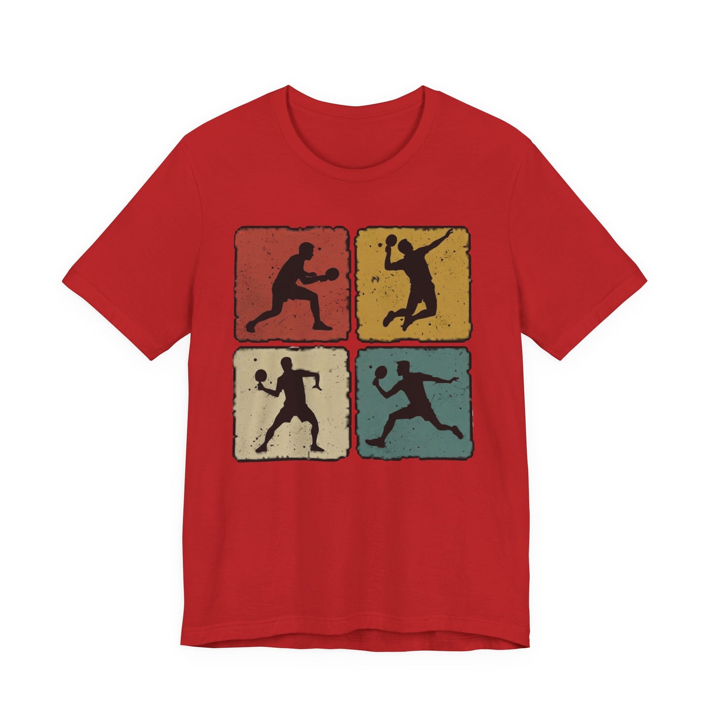 Tennis Silhouette Tee — Retro Vintage Graphic Shirt