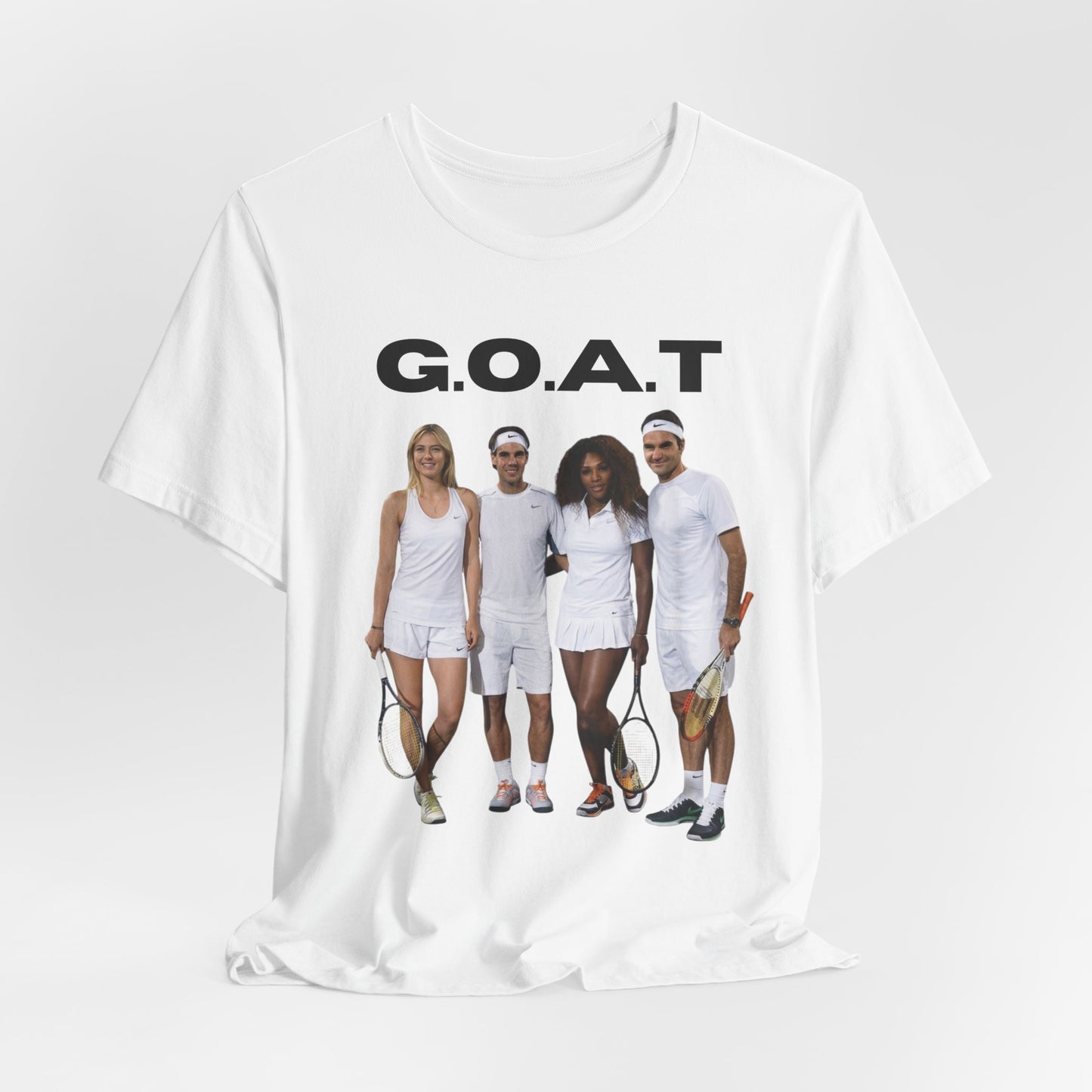 G.O.A.T. Tennis Team Graphic Tee - Federer, Serena, Nadal, Sharapova