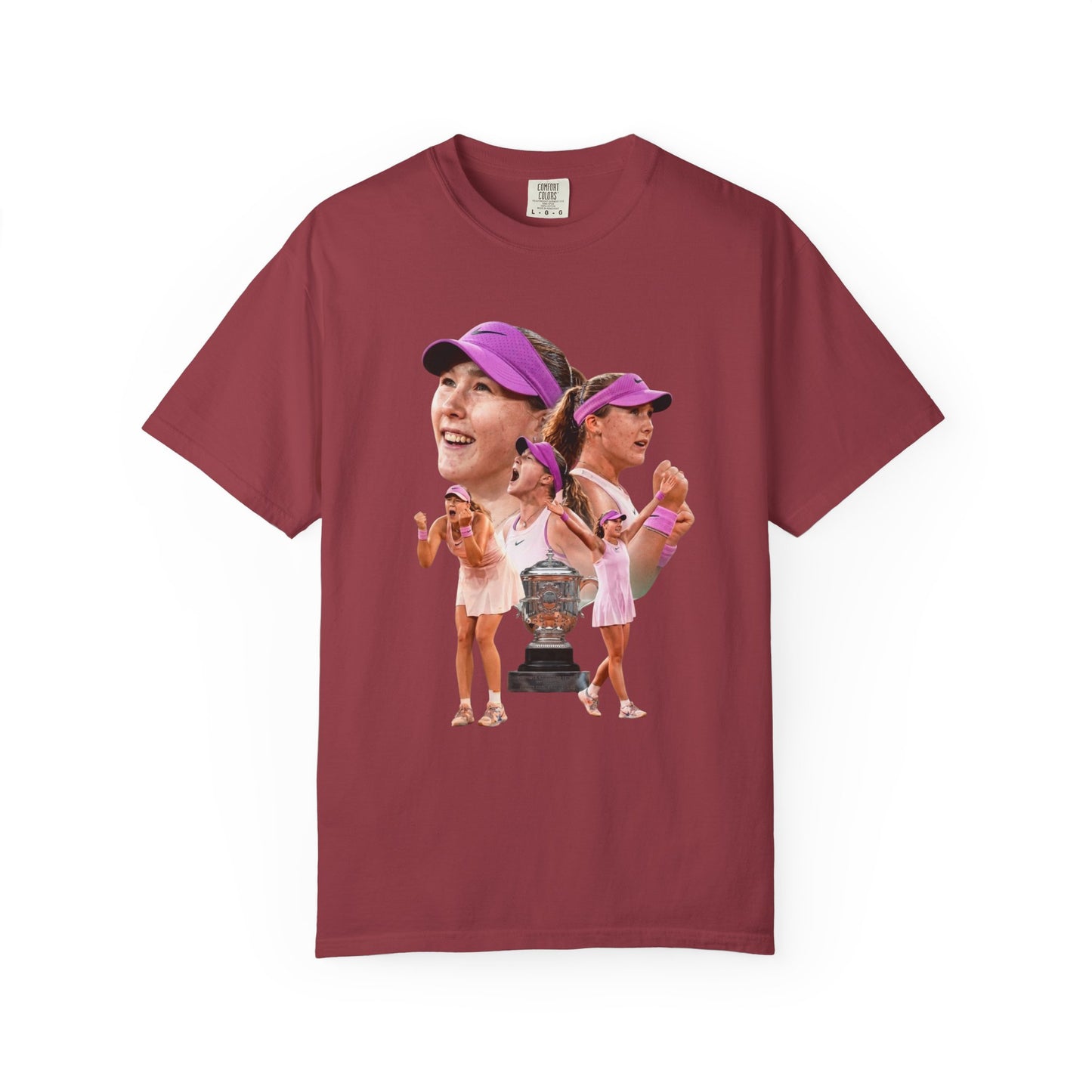 Tennis Graphic T-Shirt — 'Tennis: An Essential Element' Vintage Player Collage