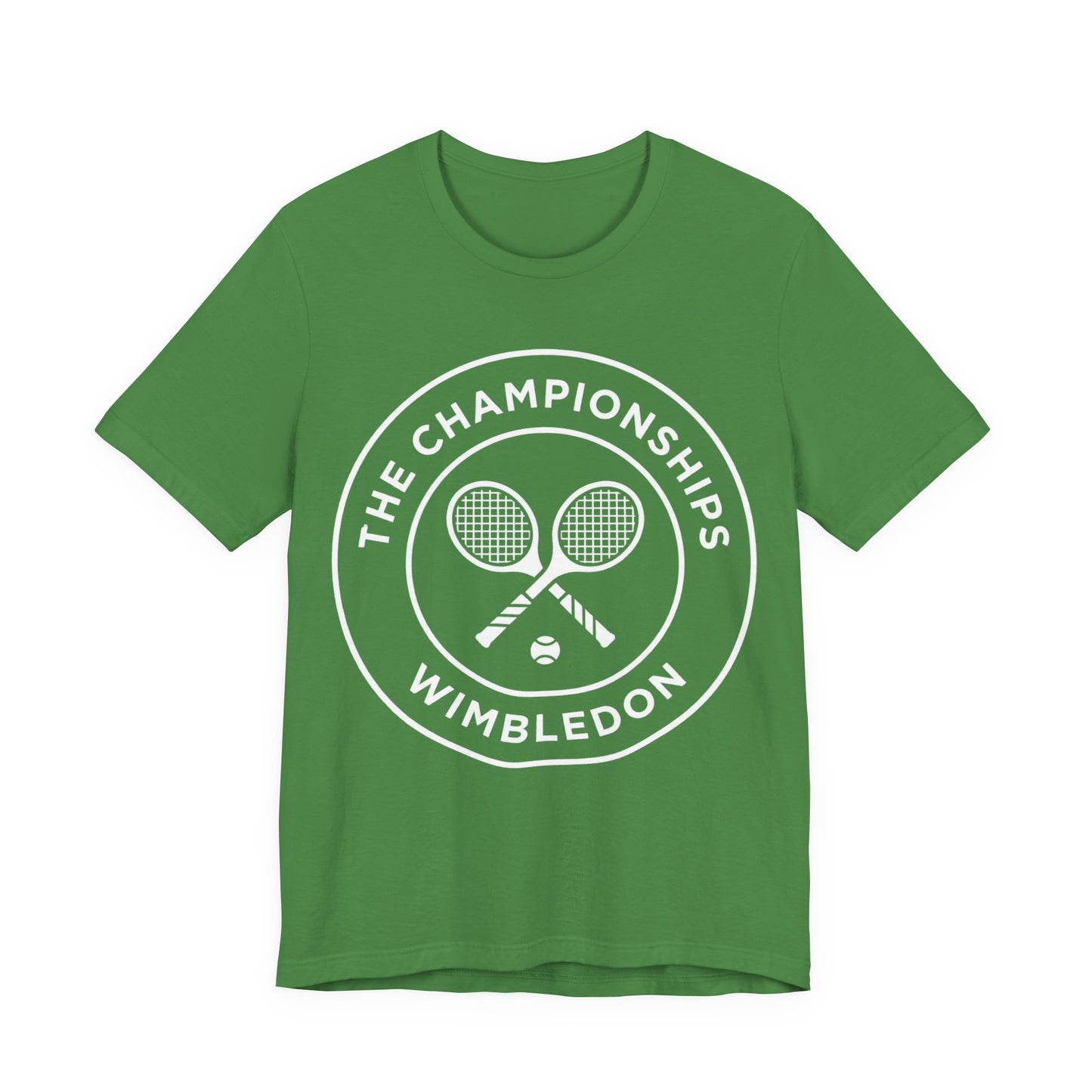 Wimbledon Championships Tennis Tee — Retro Tennis Racket Logo T-Shirt