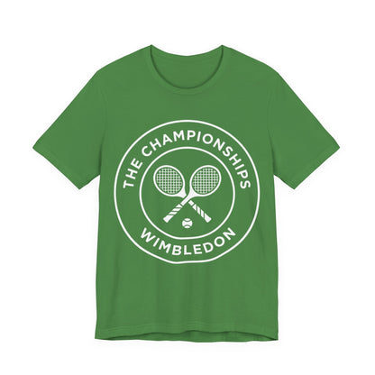 Wimbledon Championships Tennis Tee — Retro Tennis Racket Logo T-Shirt