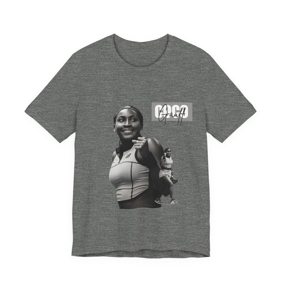 GOGP Graphic Tee — Black & White Motivational Photo T-Shirt
