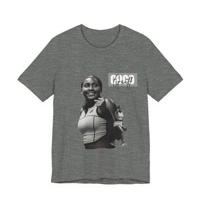 GOGP Graphic Tee — Black & White Motivational Photo T-Shirt
