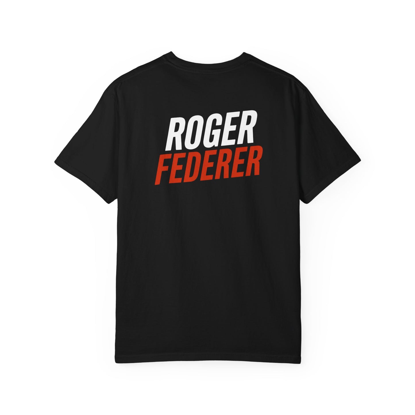 Federer Cartoon Tennis T-Shirt — Retro Athlete Graphic Tee