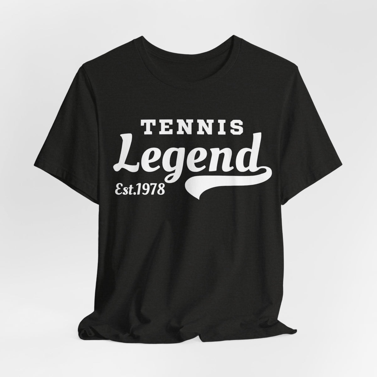 Tennis Legend Tee – Retro "Tennis Legend Est. 1978" Graphic Shirt