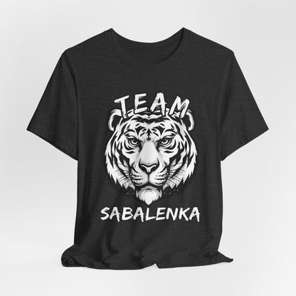Team Sabalenka Tiger T-Shirt — Tennis Fan Tee