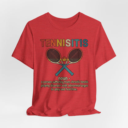 Tennisitis T-Shirt – Vintage Tennis Rackets Graphic Tee