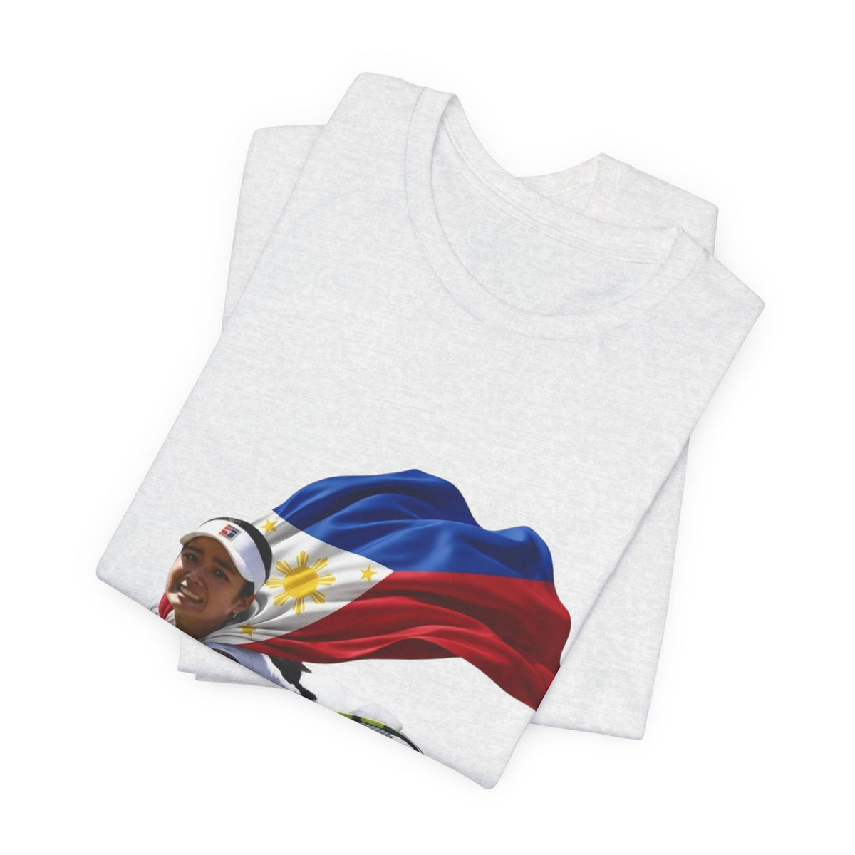 Tennis Superhero Tee — Philippine Flag Athlete Graphic