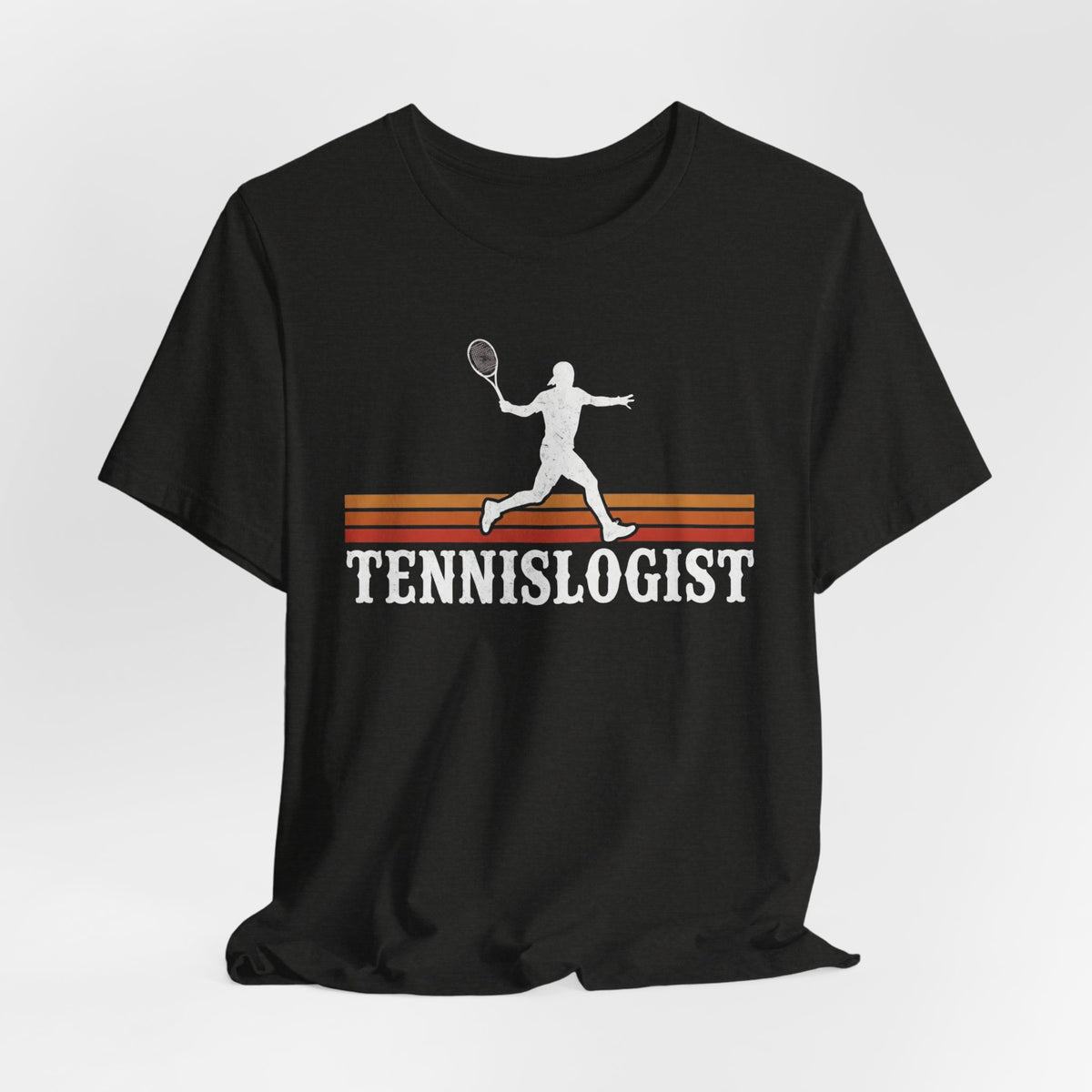 Tennislogist T‑Shirt – Retro Tennis Player Graphic Tee for Coaches & Fans