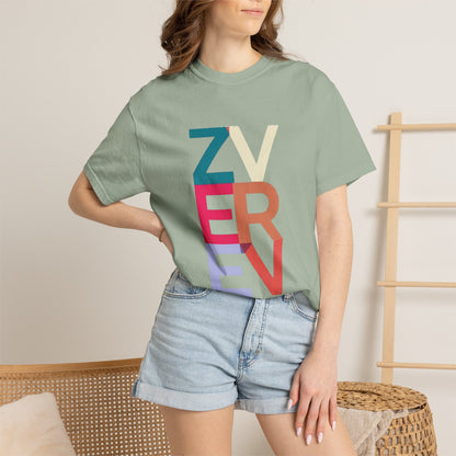 ALEXANDER ZVEREV Colorblock Vertical Logo T‑Shirt