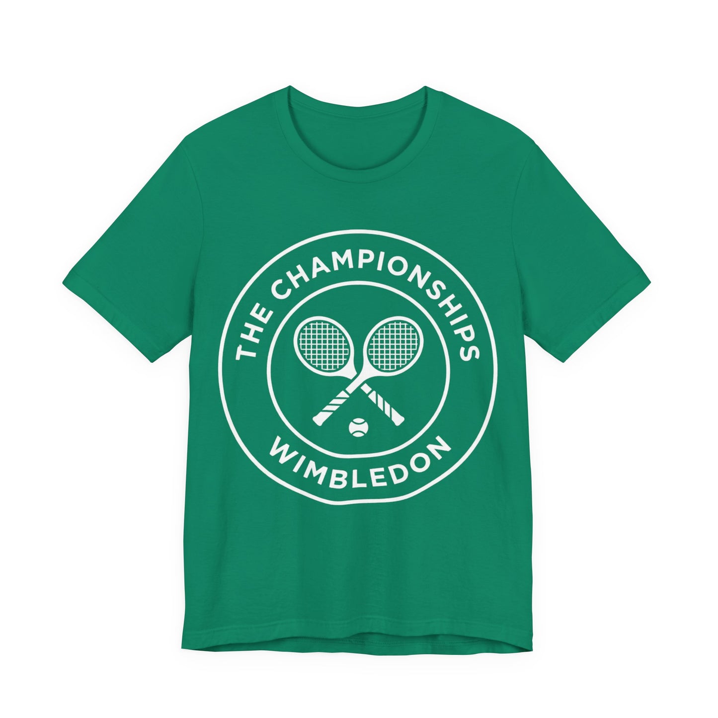 Wimbledon Championships Tennis Tee — Retro Tennis Racket Logo T-Shirt