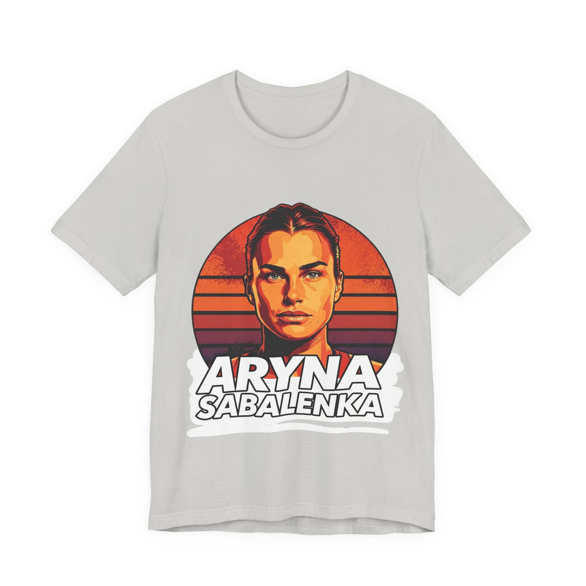 Aryna Sabalenka Graphic Tee — Vintage Sunset Tennis Player T-Shirt