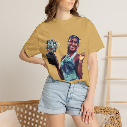 T-Shirt — Coco Gauff Champion Photo Tee