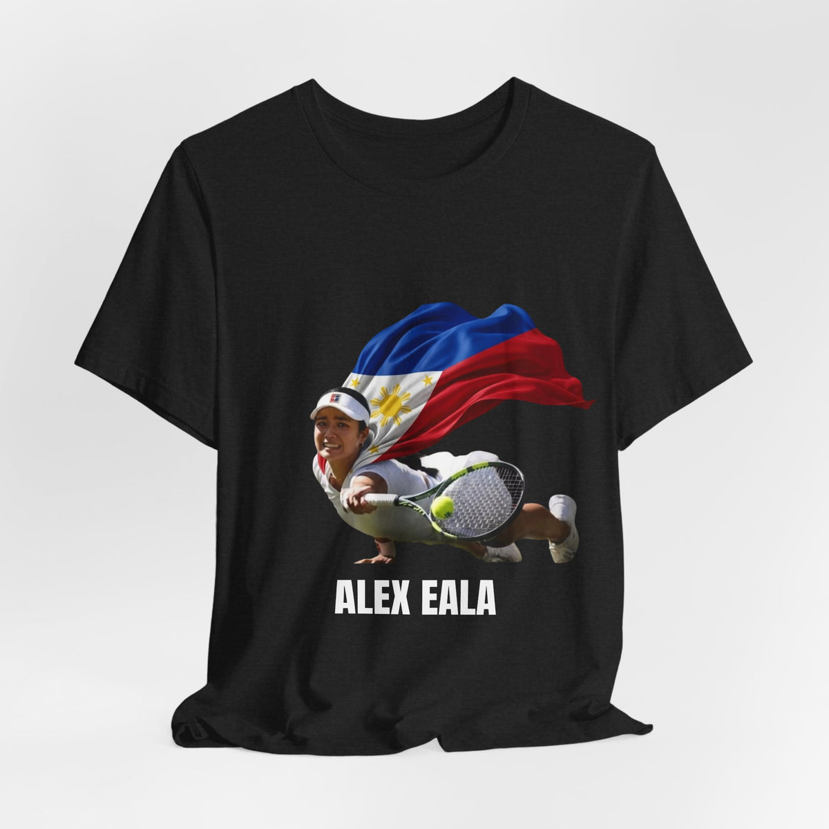 Tennis Superhero Tee — Philippine Flag Athlete Graphic