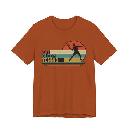 Eat Sleep Tennis Vintage Graphic Tee