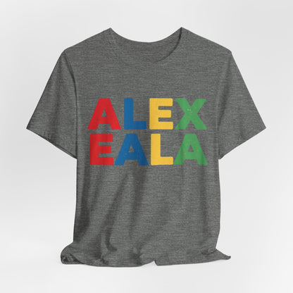 Alex Eala Colorblock Name Tee — Kids & Fans Tennis Player Tribute Shirt