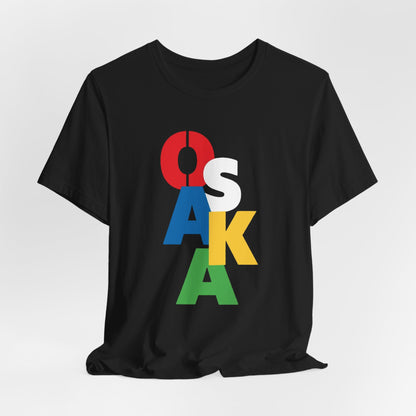 Tennis player Naomi Osaka Color Block Vertical Logo Tee
