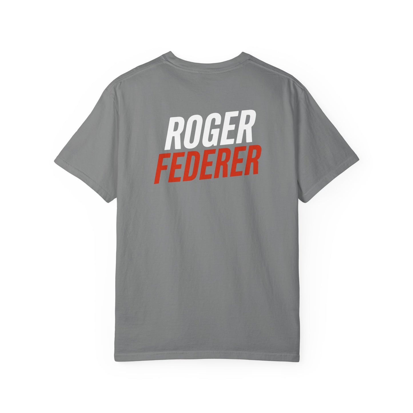 Federer Cartoon Tennis T-Shirt — Retro Athlete Graphic Tee
