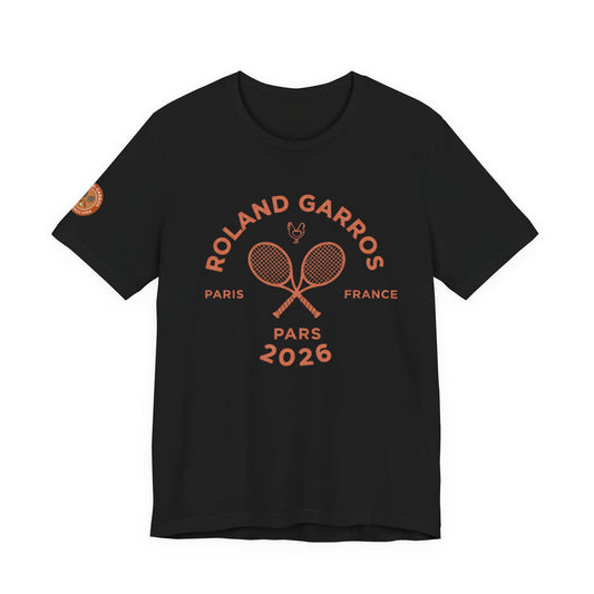 Roland Garros 2026 Tennis Tee – Paris Tournament Graphic T-Shirt
