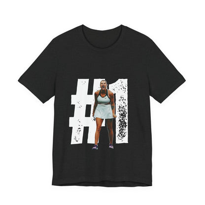 Tennis Player Graphic Tee — Fierce Court Celebration Shirt