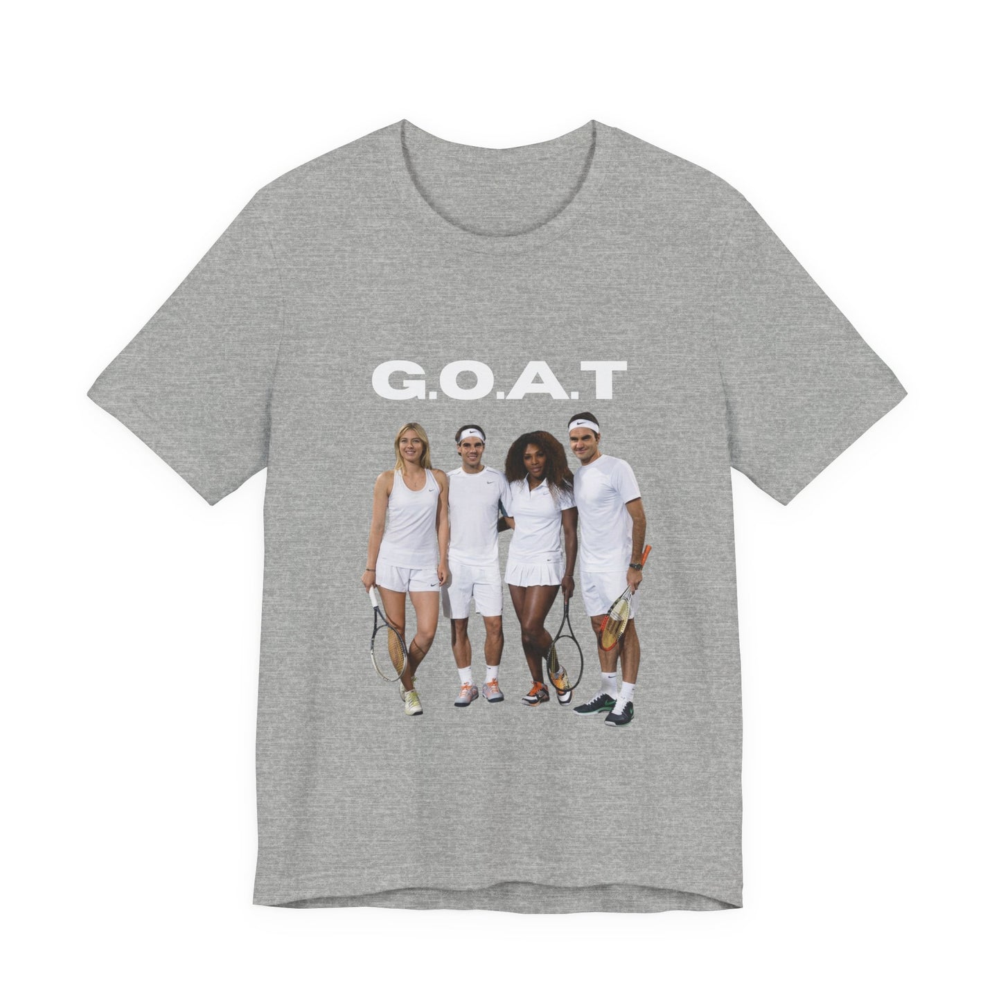 GOAT Tennis Players T-Shirt – Vintage Court Team Graphic Tee