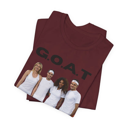 G.O.A.T. Tennis Team Graphic Tee - Federer, Serena, Nadal, Sharapova