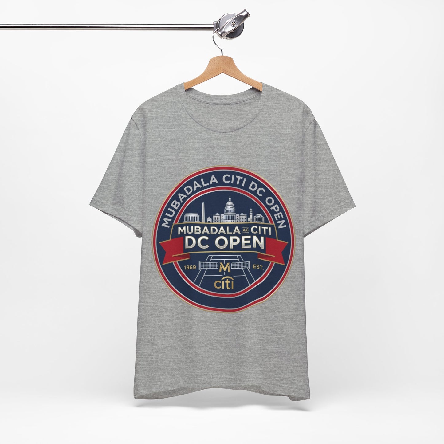 DC Open Tennis Tee — 'Mubadala Citi DC Open' Vintage Badge Shirt