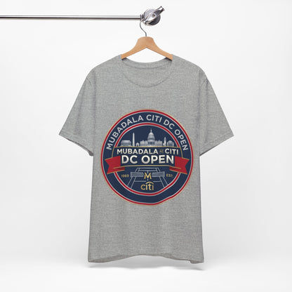 DC Open Tennis Tee — 'Mubadala Citi DC Open' Vintage Badge Shirt