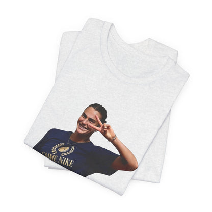 Aryna Sabalenka T-Shirt —Graphic Tee with Smiling Player Photo