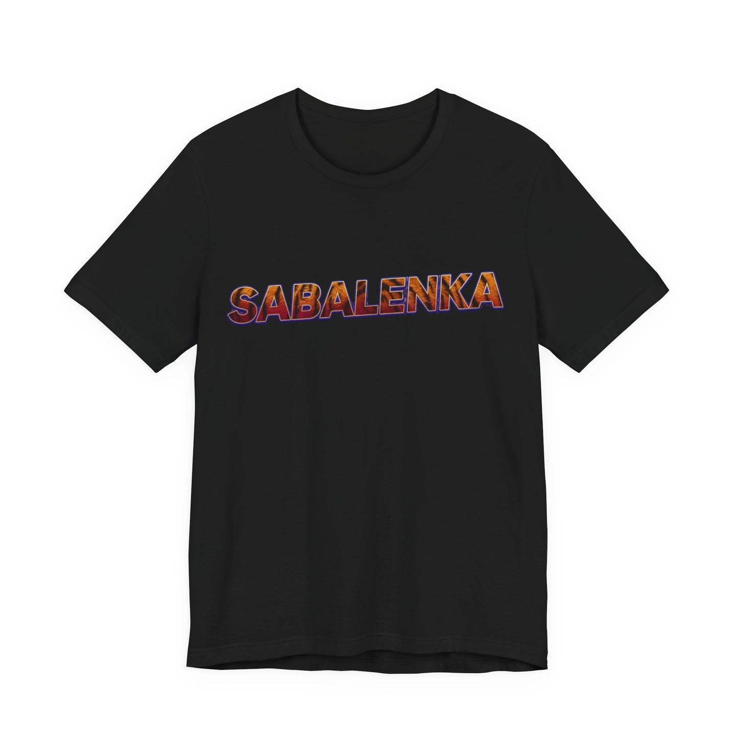 Sabalenka Tennis T‑Shirt — Bold Text Fan Tee