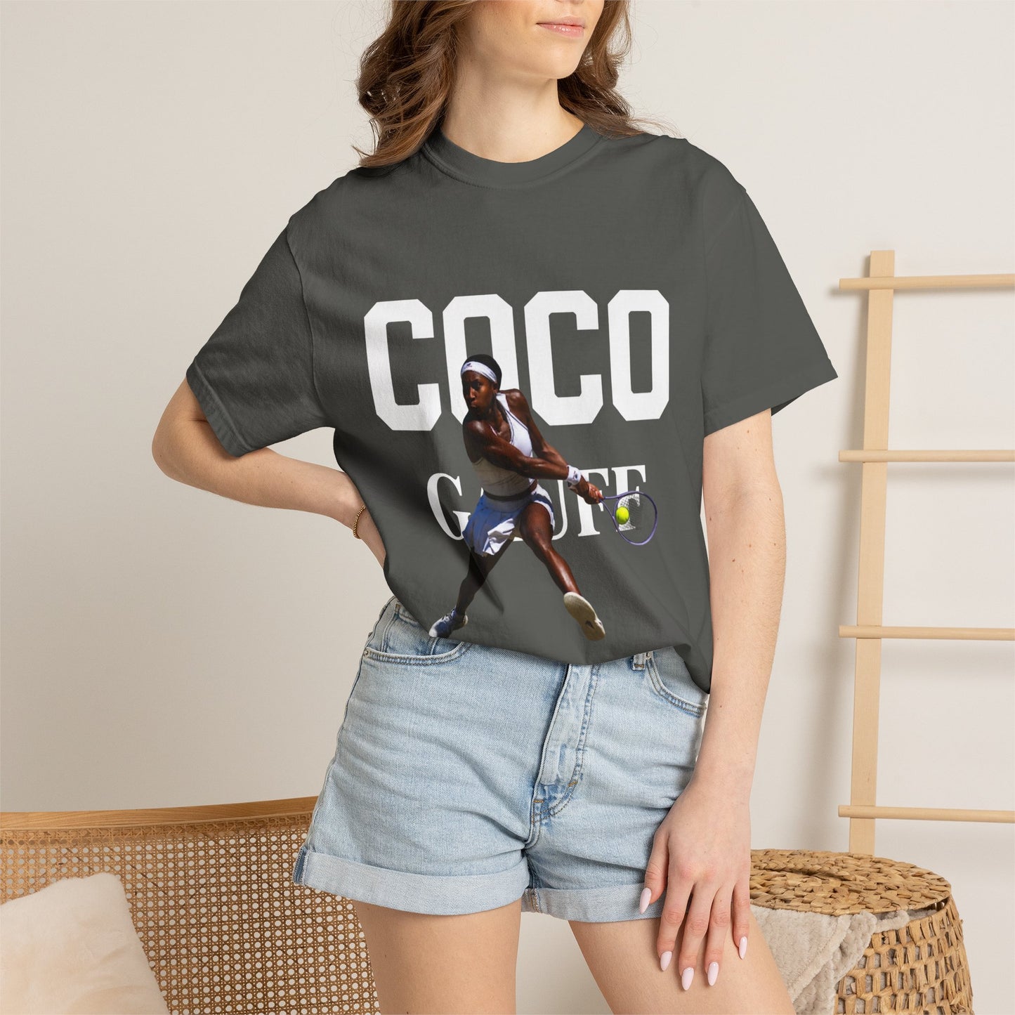 Coco Gauff Tennis Tee — Gauff 02 Champion Tennis T-Shirt
