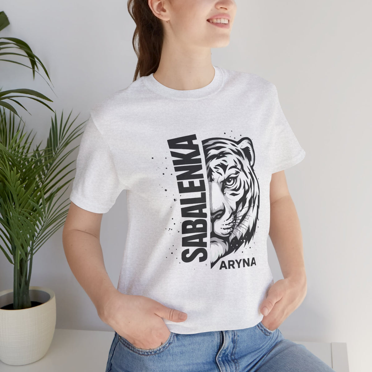 Sabalenka Tiger Tennis Tee — Aryna Sabalenka Tennis Fan Shirt