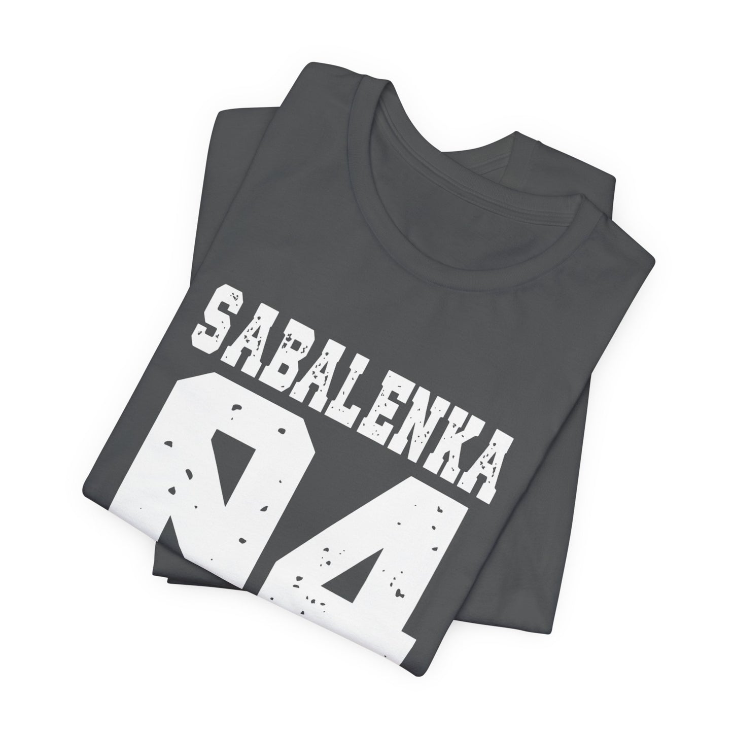 Sabalenka Short Sleeve Tee — Minimal Classic Blank T‑Shirt