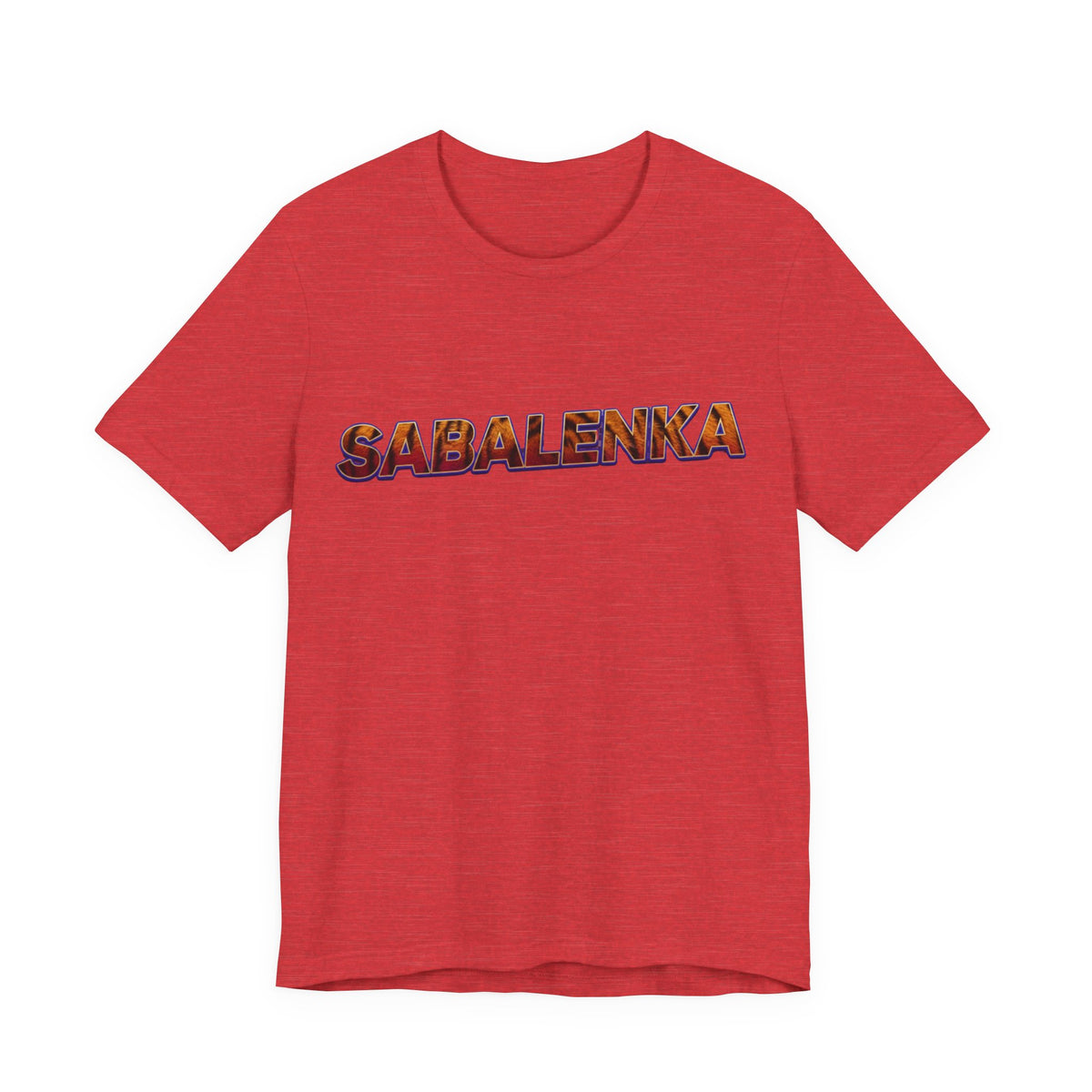 Sabalenka Tennis T‑Shirt — Bold Text Fan Tee