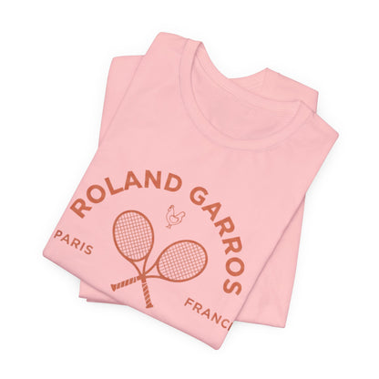 Roland Garros 2026 Tennis Tee – Paris Tournament Graphic T-Shirt
