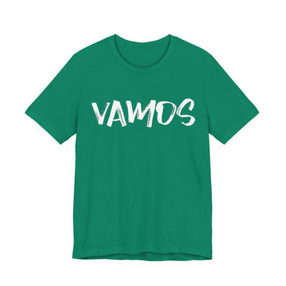 Vamos T-Shirt — Bold Brush Script Graphic Tee