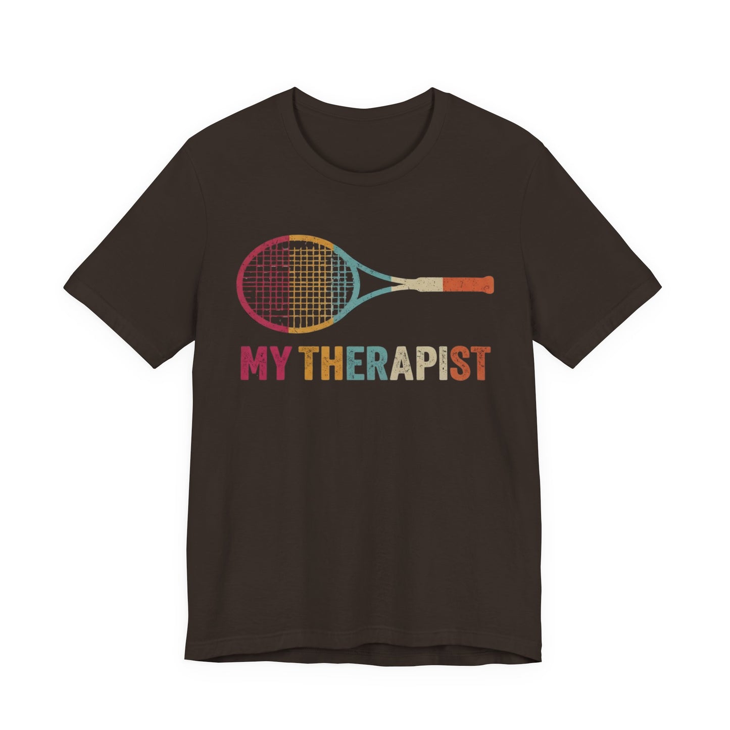 Tennis 'My Therapist' Graphic Tee — Funny Tennis Player Gift