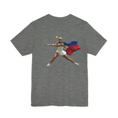 Alex Eala Colorblock Name Tee — Kids & Fans Tennis Player Tribute Shirt