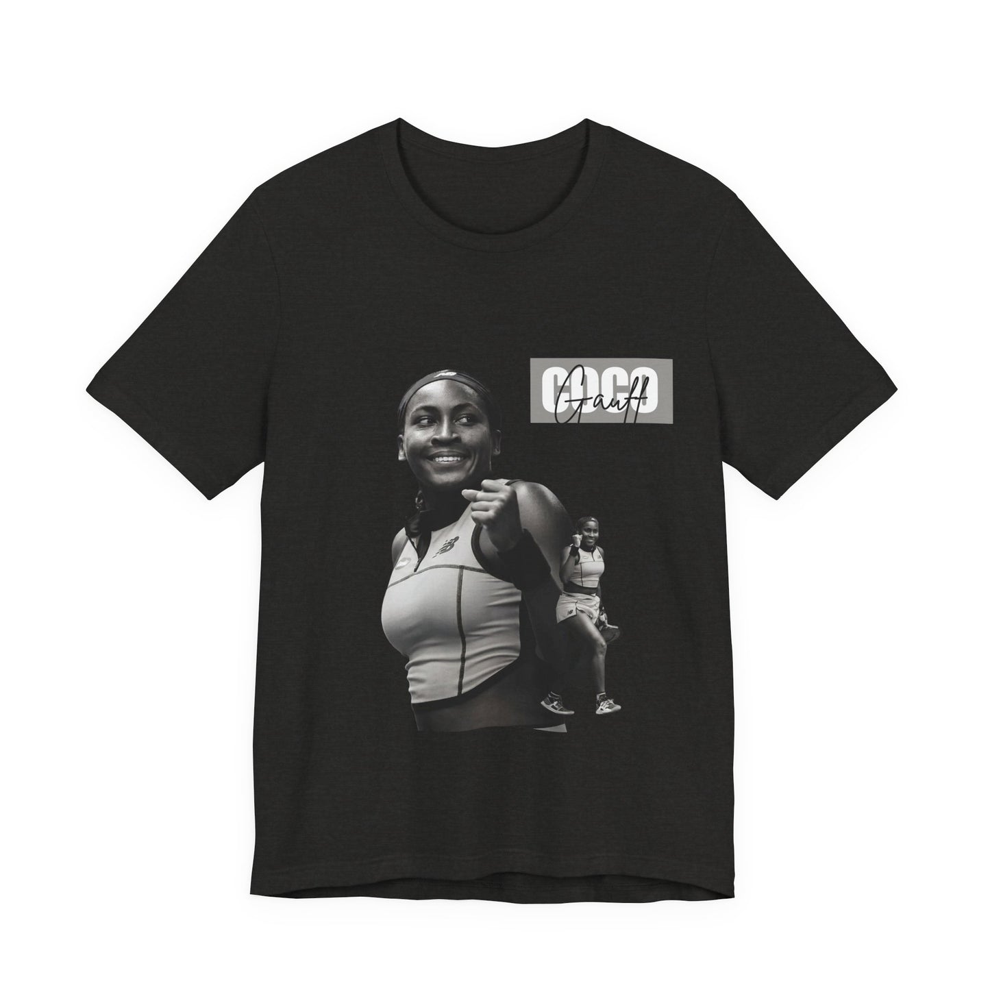 GOGP Graphic Tee — Black & White Motivational Photo T-Shirt
