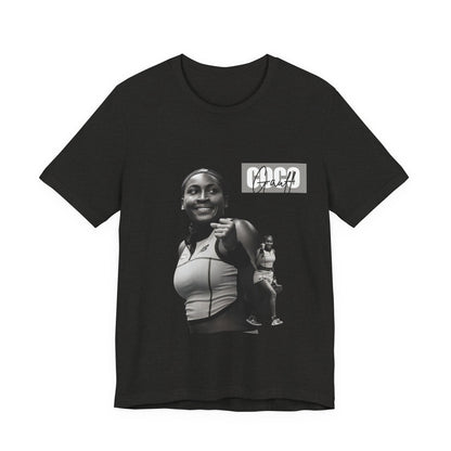 GOGP Graphic Tee — Black & White Motivational Photo T-Shirt